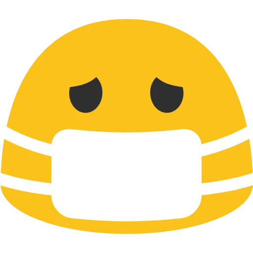 😷 Эмодзи «Blob Emoji Smileys» для Telegram