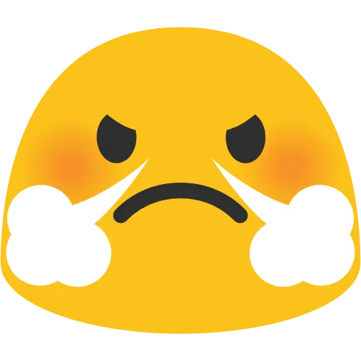 😤 Эмодзи «Blob Emoji Smileys» для Telegram