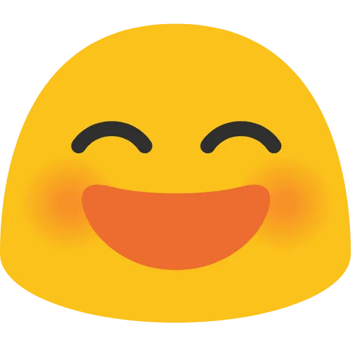 😄 Эмодзи «Blob Emoji Smileys» для Telegram