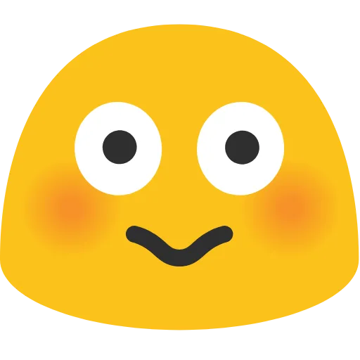😳 Эмодзи «Blob Emoji Smileys» для Telegram