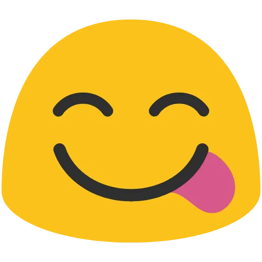 😋 Эмодзи «Blob Emoji Smileys» для Telegram