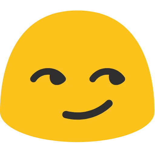 😏 Эмодзи «Blob Emoji Smileys» для Telegram