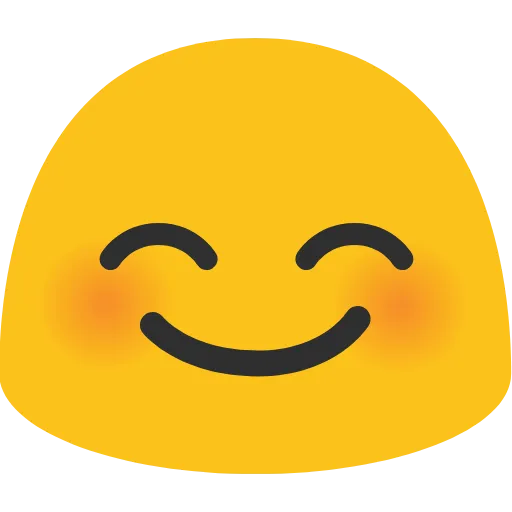 😊 Эмодзи «Blob Emoji Smileys» для Telegram