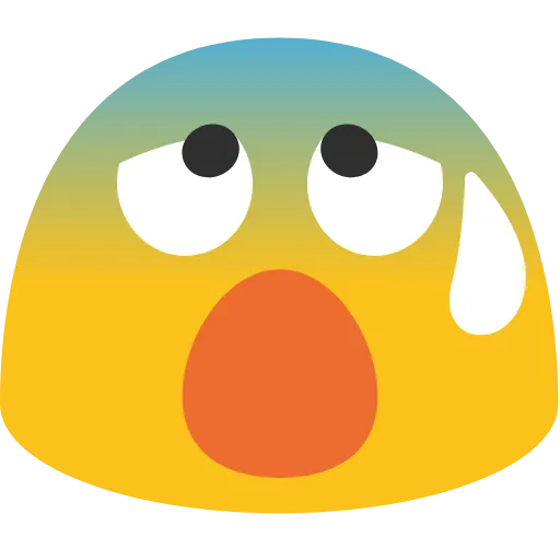 😰 Эмодзи «Blob Emoji Smileys» для Telegram