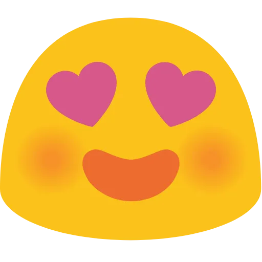 😍 Эмодзи «Blob Emoji Smileys» для Telegram