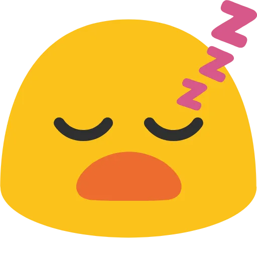 😴 Эмодзи «Blob Emoji Smileys» для Telegram