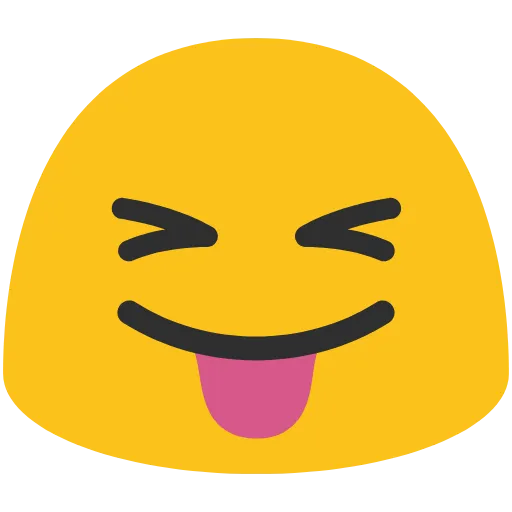 😝 Эмодзи «Blob Emoji Smileys» для Telegram
