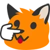 👉 Эмодзи «Blobfox» для Telegram