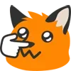 👉 Эмодзи «Blobfox» для Telegram