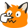 👉 Эмодзи «Blobfox» для Telegram