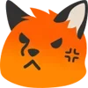 😡 Эмодзи «Blobfox» для Telegram