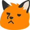 😕 Эмодзи «Blobfox» для Telegram