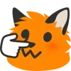 👉 Эмодзи «Blobfox» для Telegram