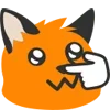👉 Эмодзи «Blobfox» для Telegram