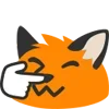 👉 Эмодзи «Blobfox» для Telegram