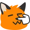 👉 Эмодзи «Blobfox» для Telegram