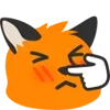 👉 Эмодзи «Blobfox» для Telegram