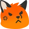 😡 Эмодзи «Blobfox» для Telegram