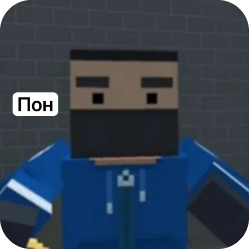 👍 Стикер «Block Strike общение» для Telegram