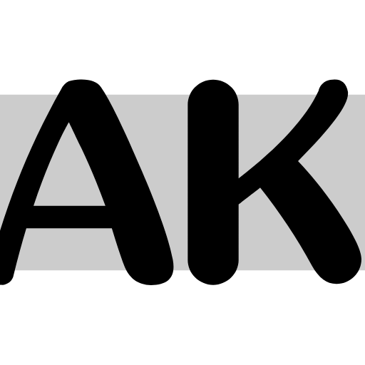 ⚫️ Эмодзи «Адаптивные буквы» для Telegram