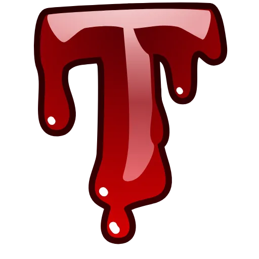 🩸 Эмодзи «Bloody Font Emoji» для Telegram
