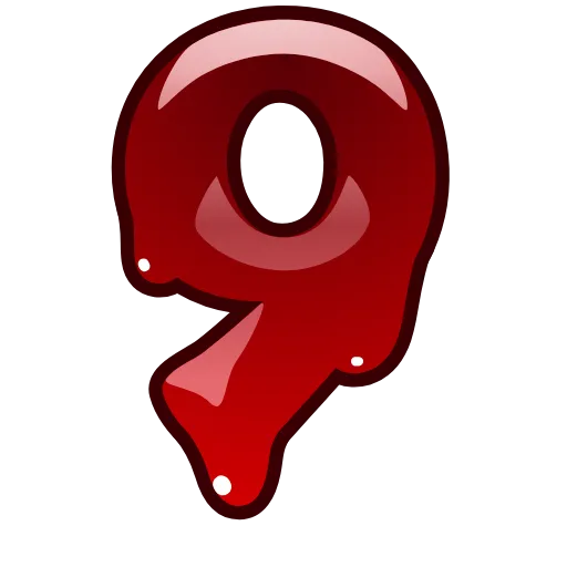 9️⃣ Эмодзи «Bloody Font Emoji» для Telegram