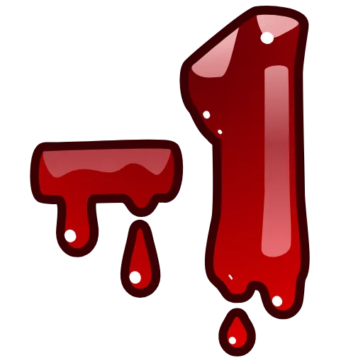 🩸 Эмодзи «Bloody Font Emoji» для Telegram