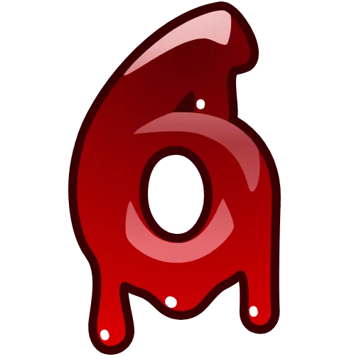 6️⃣ Эмодзи «Bloody Font Emoji» для Telegram