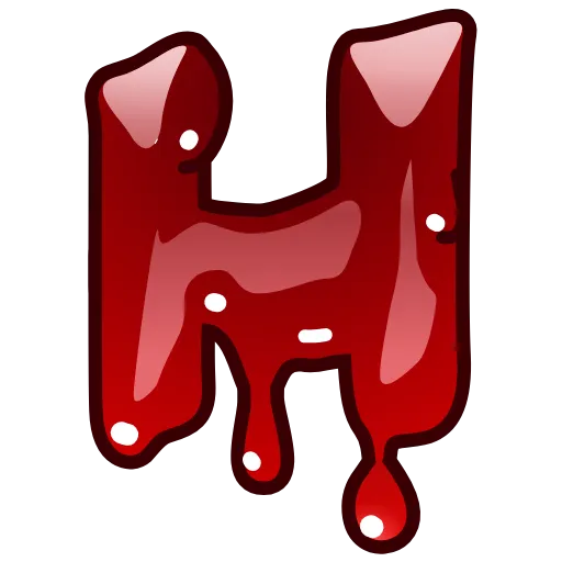 🩸 Эмодзи «Bloody Font Emoji» для Telegram