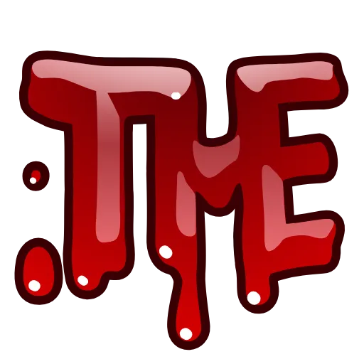 🩸 Эмодзи «Bloody Font Emoji» для Telegram