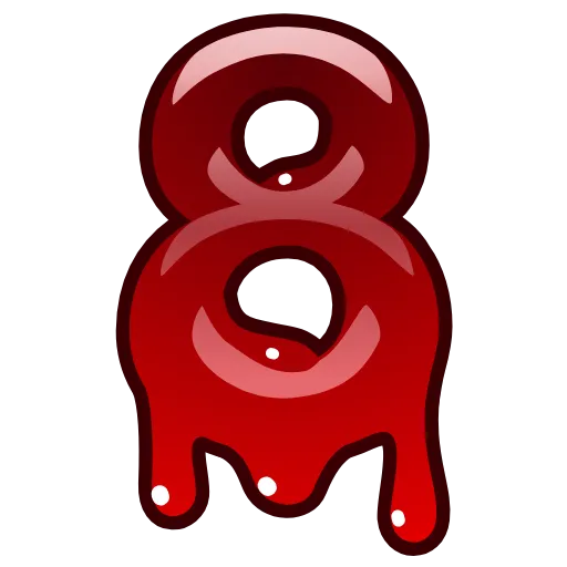 8️⃣ Эмодзи «Bloody Font Emoji» для Telegram