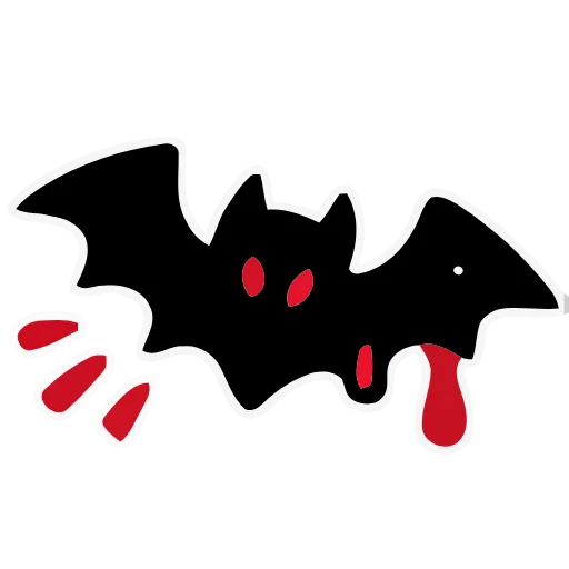 🦇 Эмодзи «Bloody Red» для Telegram
