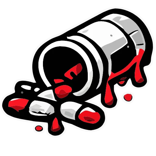 💊 Эмодзи «Bloody Red» для Telegram