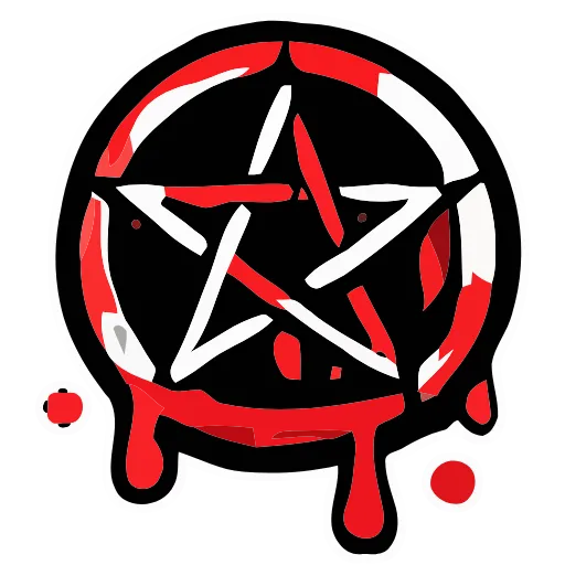 ✡️ Эмодзи «Bloody Red» для Telegram