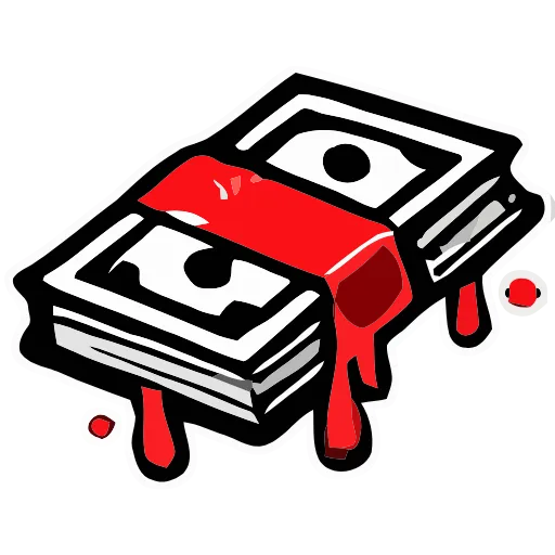 💵 Эмодзи «Bloody Red» для Telegram