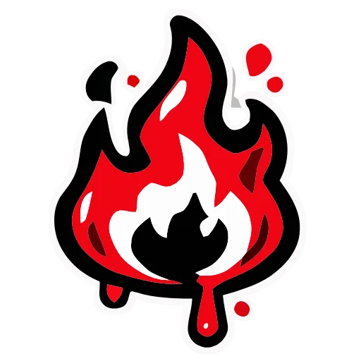 🔥 Эмодзи «Bloody Red» для Telegram