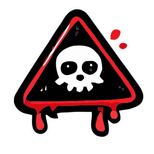 💀 Эмодзи «Bloody Red» для Telegram