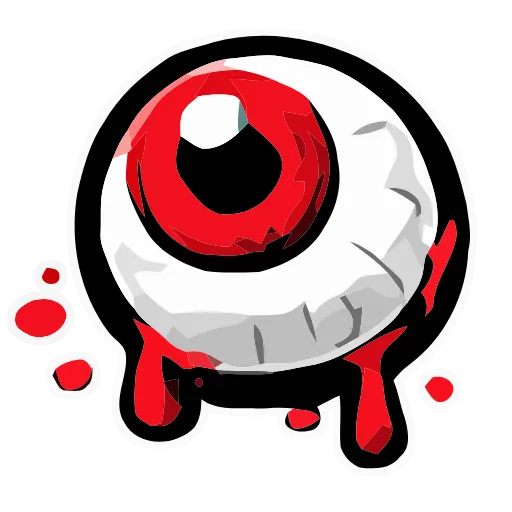 👁 Эмодзи «Bloody Red» для Telegram