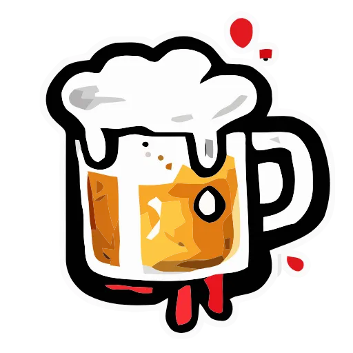 🍺 Эмодзи «Bloody Red» для Telegram