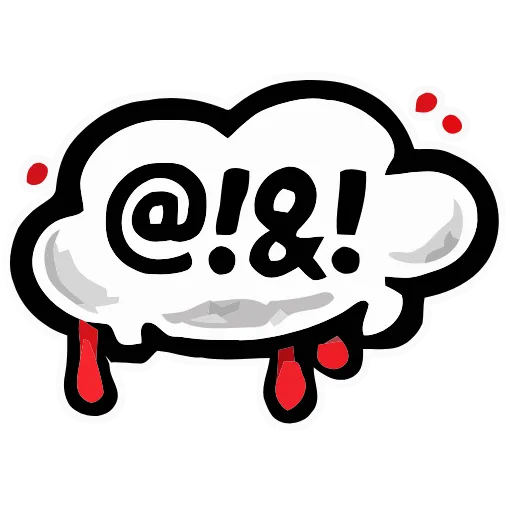 💭 Эмодзи «Bloody Red» для Telegram