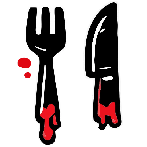 🍴 Эмодзи «Bloody Red» для Telegram