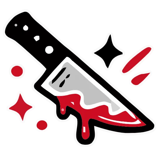 🔪 Эмодзи «Bloody Red» для Telegram