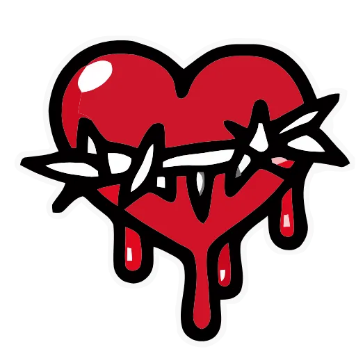 ❤️ Эмодзи «Bloody Red» для Telegram