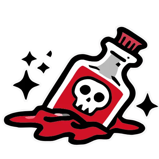 💀 Эмодзи «Bloody Red» для Telegram