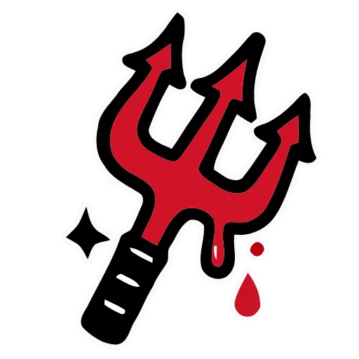🔱 Эмодзи «Bloody Red» для Telegram