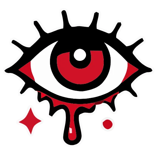 👁‍🗨 Эмодзи «Bloody Red» для Telegram