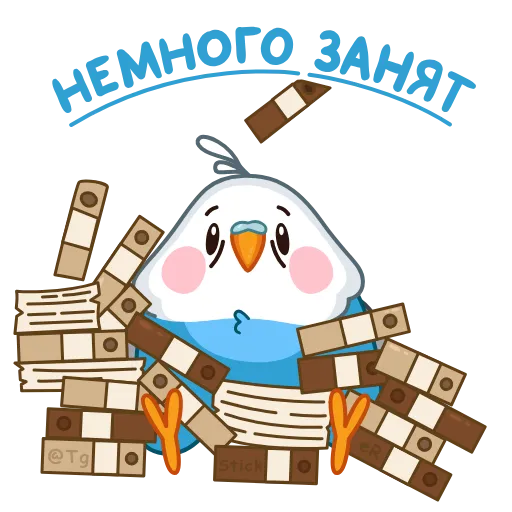 👨‍💻 Эмодзи «Blue Bird» для Telegram