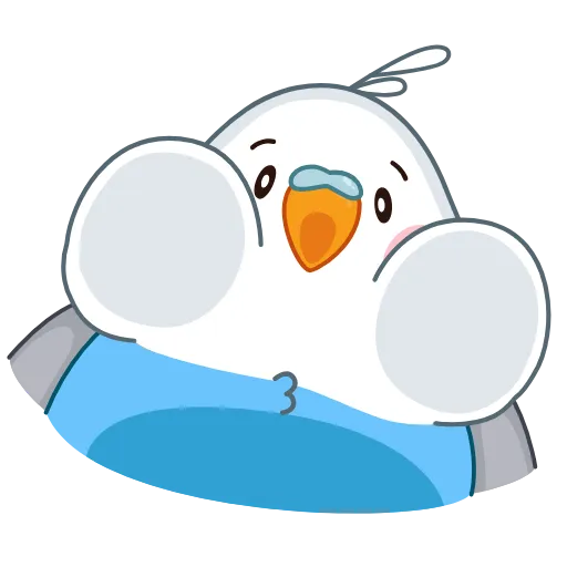 🫥 Эмодзи «Blue Bird» для Telegram