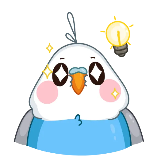 💡 Эмодзи «Blue Bird» для Telegram