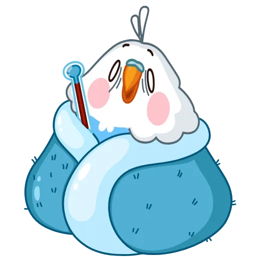 🤒 Эмодзи «Blue Bird» для Telegram